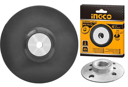 Polishing Pad with Flange 180mm (Rubber)